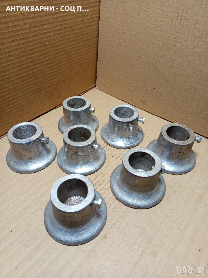 Комплект Стари Масивни Алуминиеви Стъпки 7бр. , снимка 1