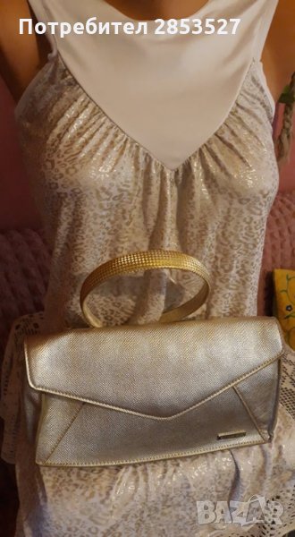Рокля и Диадема-Комплект в златисто, снимка 1