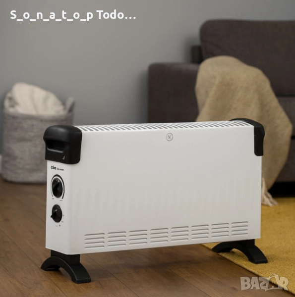 Конвекторни отоплители Rosberg – 2000W, 3 степени, защита от прегряване, снимка 1