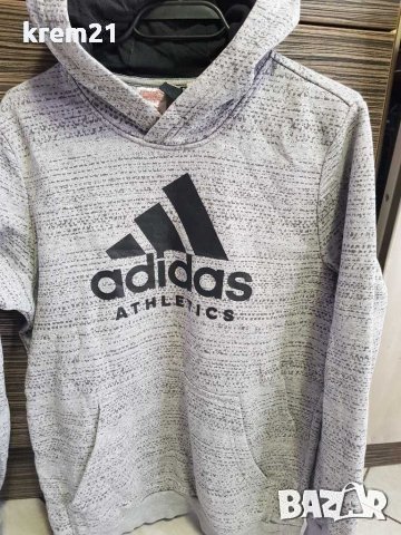 Adidas Youth Sport id номер s мъжко сиво худи, снимка 1