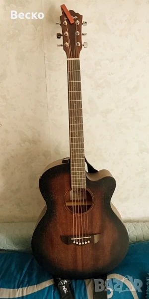 Продавам Електро-акустична китара: Harley Benton delta blues mjce, снимка 1