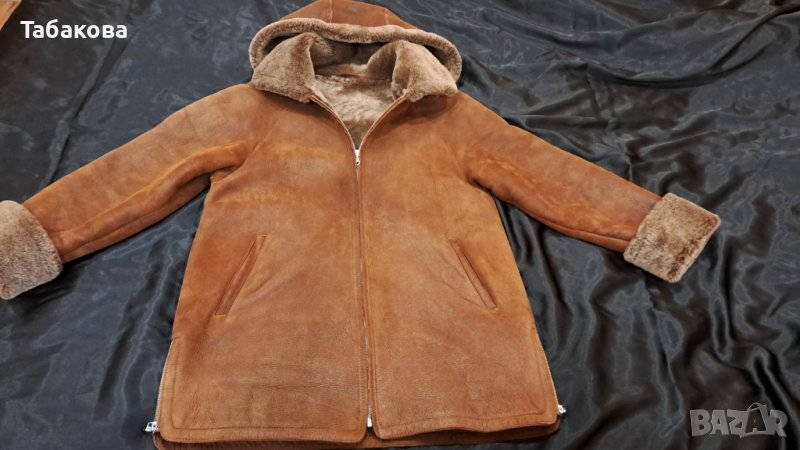  Разкошно кожено палто, снимка 1