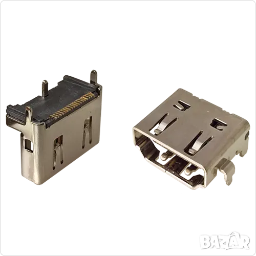 Букса конектор HDMI , mini HDMI SMT, Micro 19 pin HD connector  , снимка 1
