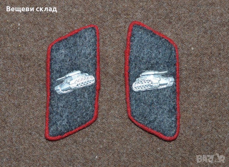 петлици за шинел танкист БНА, снимка 1