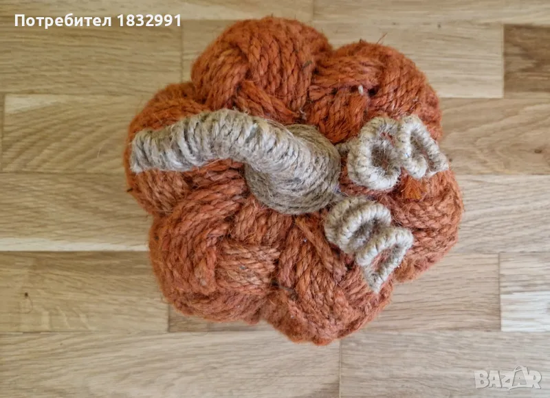 Тиква от корабни въжета, снимка 1