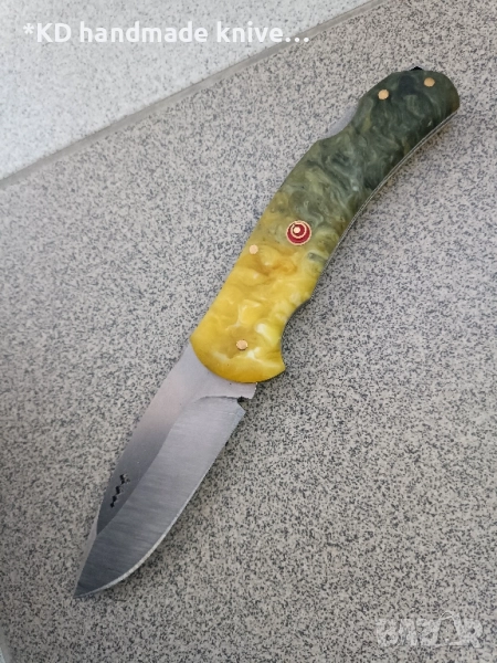 Сгъваем нож ръчно изработен от 1.4116 стомана, снимка 1