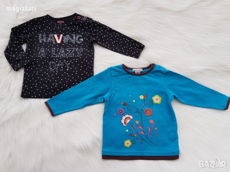 Блузи за момиче 3-6 месеца, снимка 1