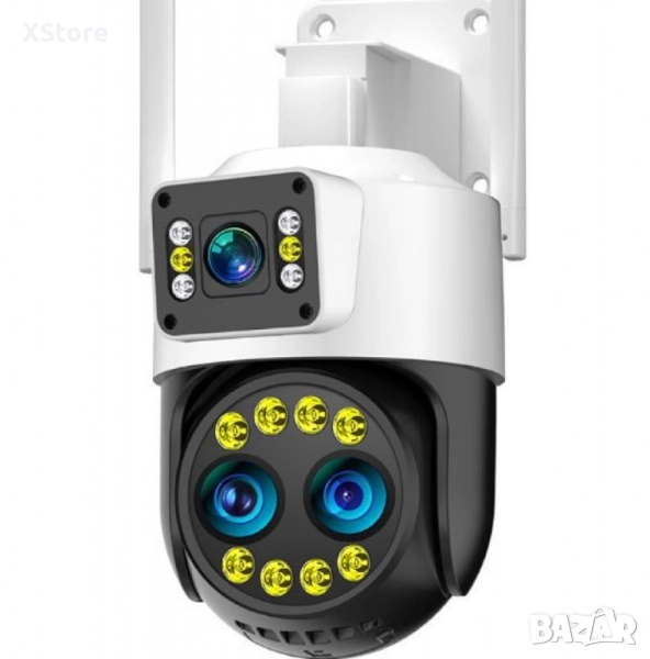 Високотехнологична външна камера за наблюдение с интелигентно нощно виждане, снимка 1