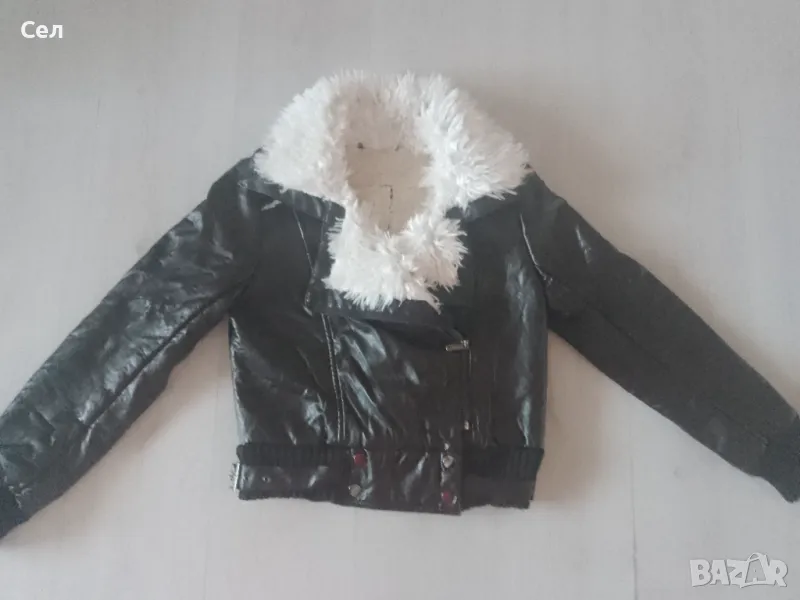 Топло кожено яке С, снимка 1