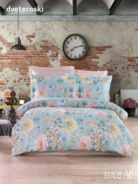 Спално бельо за единично легло Ранфорс , снимка 1