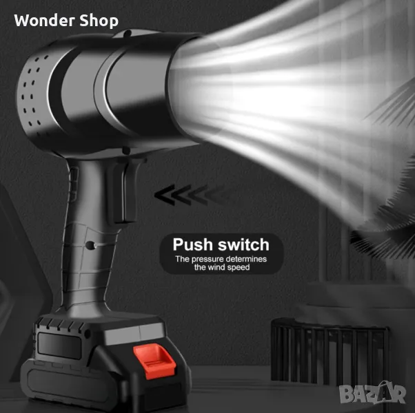 Мощен струен вентилатор – преносимо сушене и почистване с турбо скорост. ✨, снимка 1