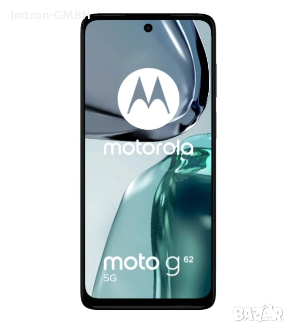 НОВ Motorola Moto G62 5G 64GB, Midnight Grey 6.5-инчов IPS LCD с 120Hz / 50MP + 8 MP +2 MP , снимка 1
