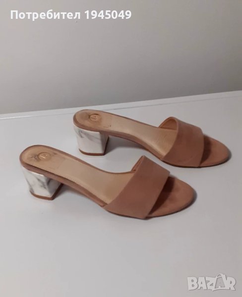 Елегантни дамски чехли - 38 номер, снимка 1