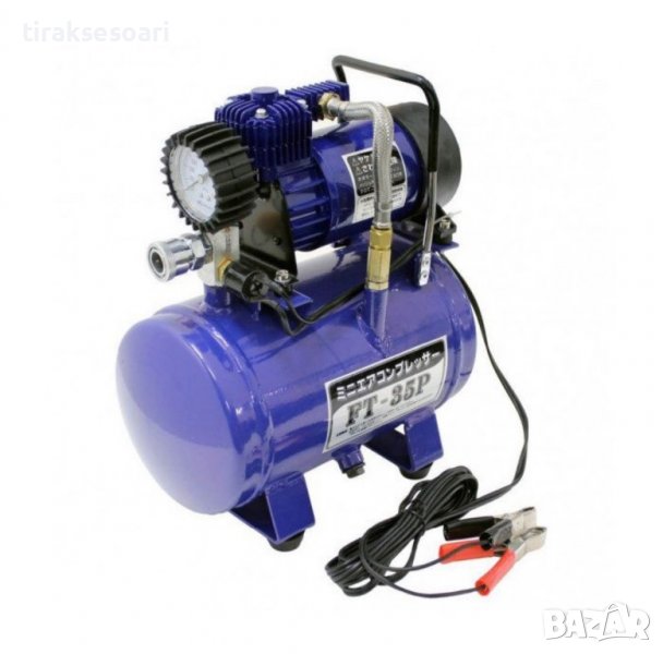 12V Компресор за гуми с бутилка 2L 12V, компресор с бутилка, снимка 1