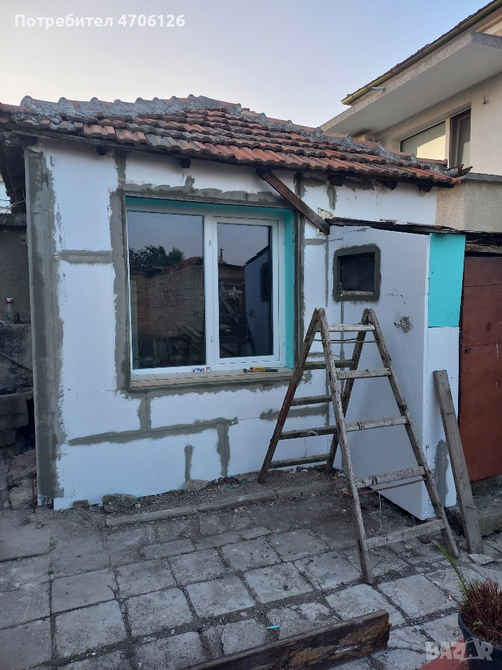 шпакловка обръщане на прозорци и врати след смяната на старата дог, снимка 1