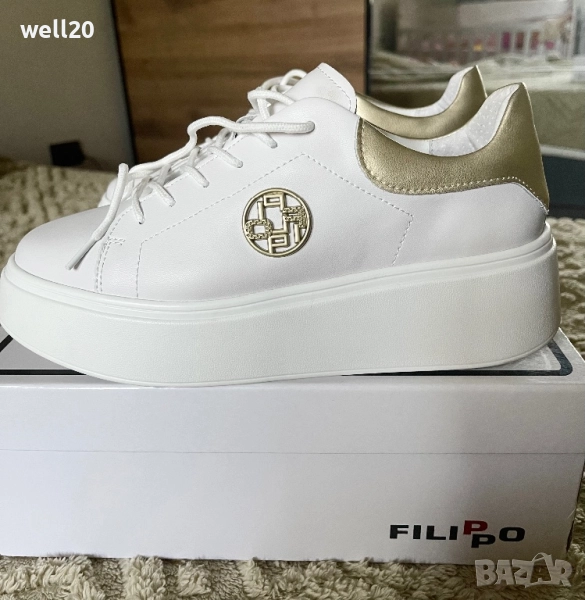 Кецове на платформа, естествена кожа, снимка 1