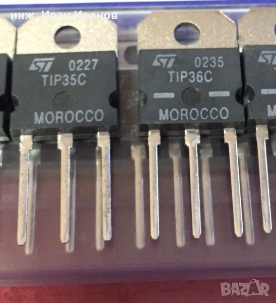 TIP35C / TIP36C npn/pnp биполярни транзистори  100V, 25A, 125W, снимка 1