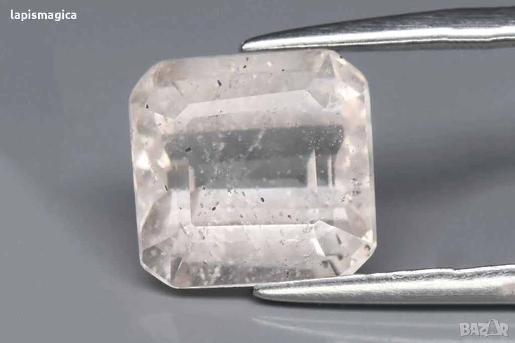 Розов морганит 2.63ct октагон шлифоване, снимка 1