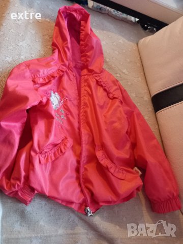 Детско яке пролет/есен розово ветровка 3-5 години, снимка 2 - Детски якета и елеци - 42618460