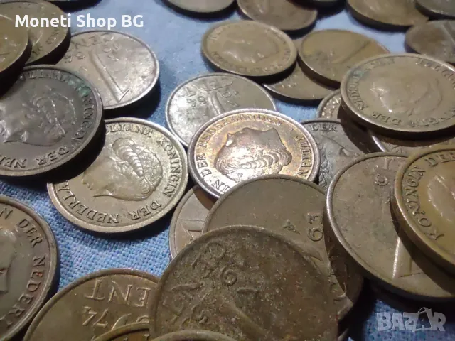 Над 500 стари монети от 1 цент- Нидерландия, снимка 4 - Нумизматика и бонистика - 48913321