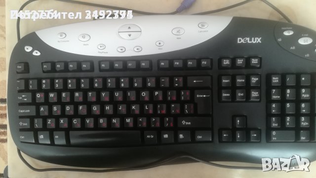 Клавиатура DeLUX за настолен компютър, снимка 1 - Клавиатури и мишки - 34307144