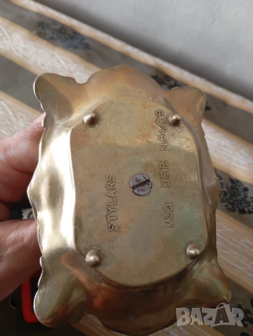 Бароков пепелник с кибритник, снимка 7 - Други ценни предмети - 51221354