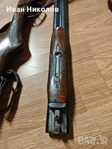 Продавам ловна пушка - успоредка, ИЖ, модел 43 Е, кал.12х70, 72 см., снимка 4 - Ловно оръжие - 52899270
