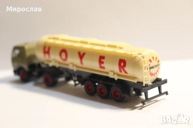 HERPA H0 1/87 MERCEDES ВЛЕКАЧ KАМИОН МОДЕЛ TIR ЦИСТЕРНА, снимка 6 - Колекции - 51145888
