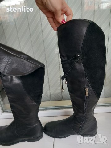 Дамски ботуши/чизми естествена кожа номер 38, снимка 7 - Дамски ботуши - 38971860
