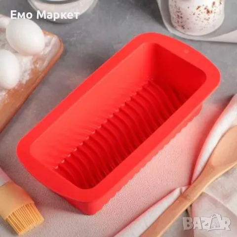 Силиконова тава за печене на хляб, кекс и сладкиши, 25,5 х 14см - BAREPEPE, снимка 10 - Други - 48898488