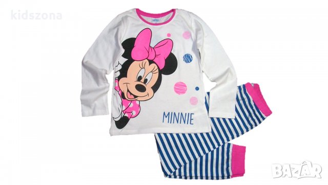 Детска пижама Minnie Mouse д. р. 6, 7, 8 и 9 г. - М4-5, снимка 3 - Детски пижами - 31156142