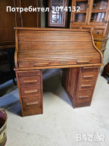Масивно дъбово писалище в перфектно състояние, снимка 2 - Други - 52902837