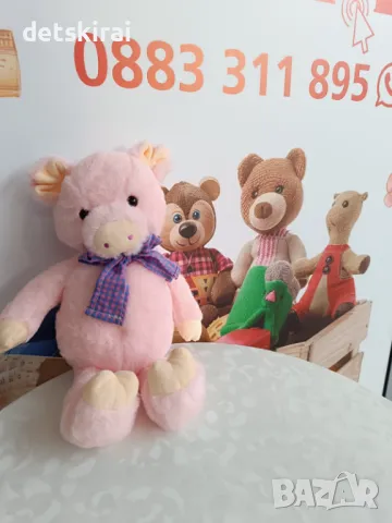 Плюшено грухкащо прасенце 42см Музикално, снимка 2 - Плюшени играчки - 47537646