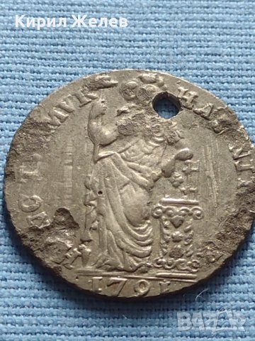 Рядка монета 1 гулдена 1791г. Белгийска Конференция провинция Холандия 34957, снимка 7 - Нумизматика и бонистика - 42682929