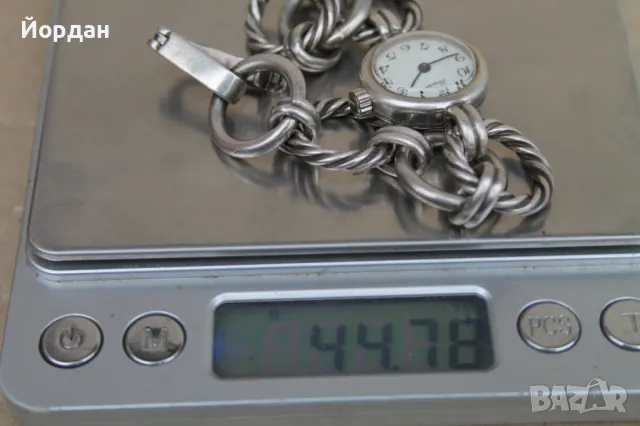 Дамски сребърен швейцарски часовник ''Borier'', снимка 14 - Дамски - 47903230