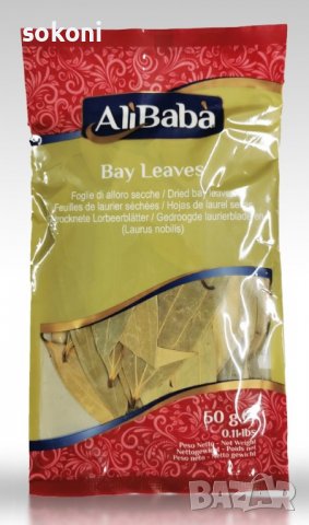 AliBaba Bay Leaves / АлиБаба Дафинов Лист 50гр , снимка 1 - Други - 39577283