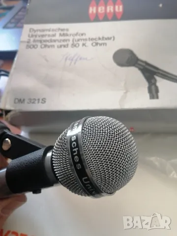 Микрофон HERU DM 321S, снимка 3 - Микрофони - 50375596