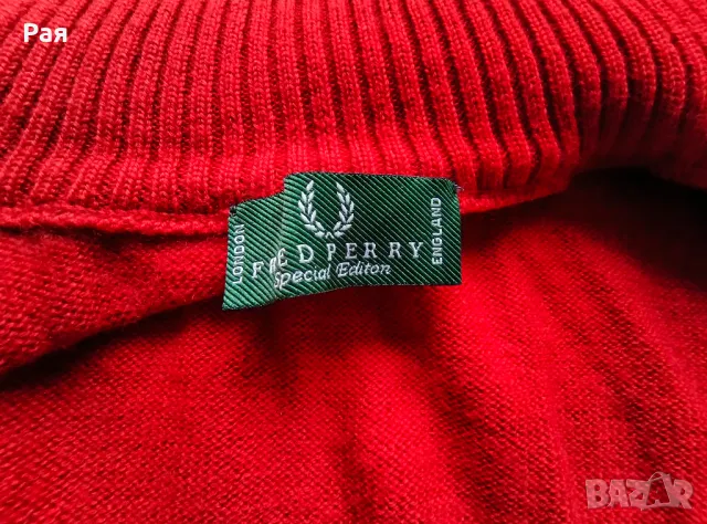 Мъжка жилетка Fred Perry , снимка 4 - Пуловери - 50368352