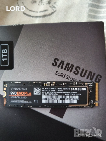 SSD 1TB Samsung 970 Evo Plus