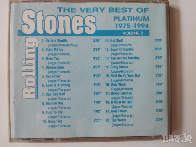 The Very Best Of Rolling Stones - Platinum 1975-1994 Volume 2 - матричен диск музика Ролинг Стоунс, снимка 2 - CD дискове - 50170560