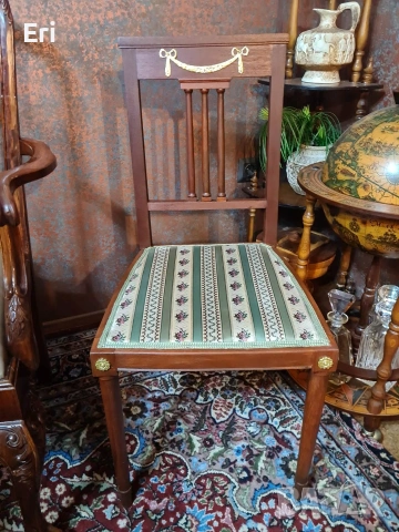 Антична Кухненска маса с 4 стола, снимка 10 - Маси - 53122203