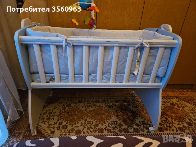 бебешка кошара на колела, снимка 2 - Кошарки - 48341537