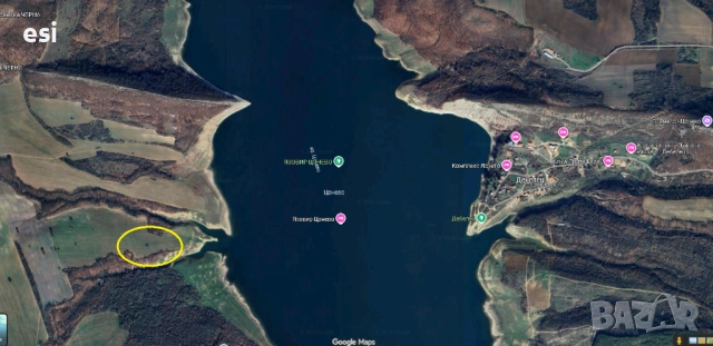 Земя на 50 м. от Яз. Цонево - Срещу с. Дебелец, снимка 4 - Земеделска земя - 54142697