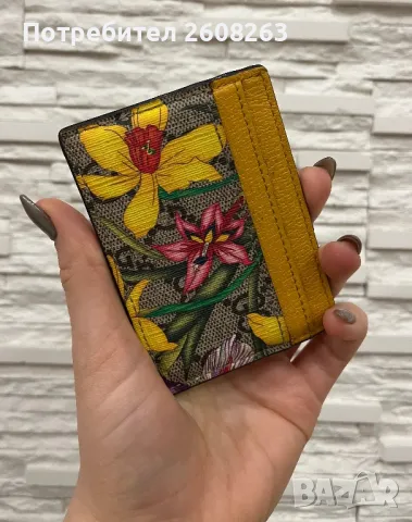 GUCCI Ophidia GG Flora картодържател, снимка 2 - Други - 48775282