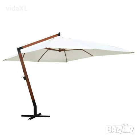 vidaXL Чадър тип камбана, 300х400 см, бял(SKU: 40081)