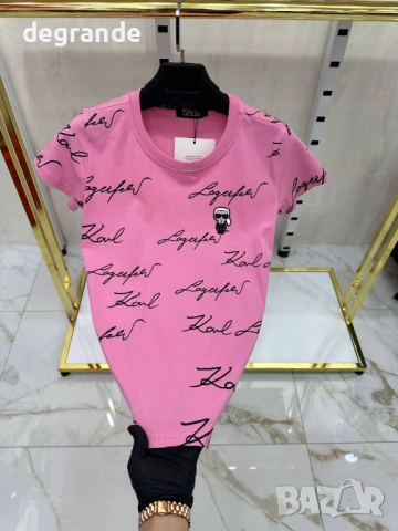 Нов Модел Дамска Тениска Karl Lagerfeld, снимка 2 - Тениски - 53289110