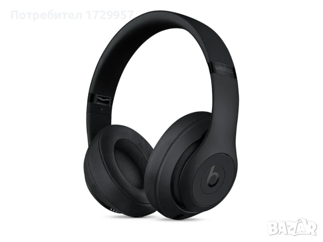 Beats Studio3 Wireless Over‑Ear Headphones - Matte Black, снимка 2 - Безжични слушалки - 50525813
