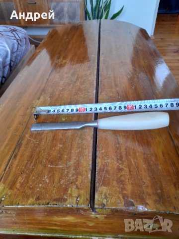 Старо дърводелско длето,дърворезба #9, снимка 2 - Антикварни и старинни предмети - 36621365