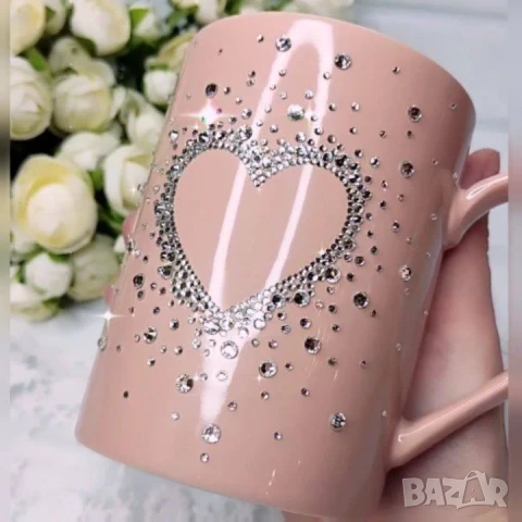 Чаша инкрустирана с камъчета   , снимка 9 - Чаши - 51173477