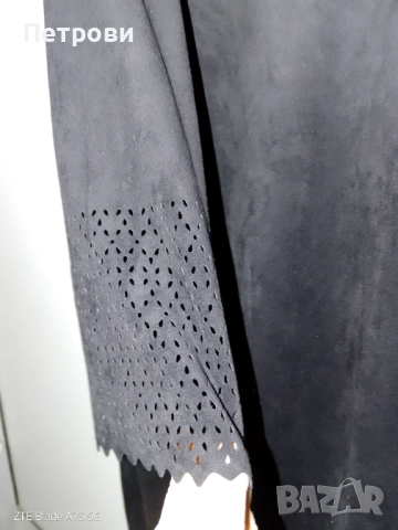 Велурена рокля Зара, снимка 4 - Рокли - 52126856